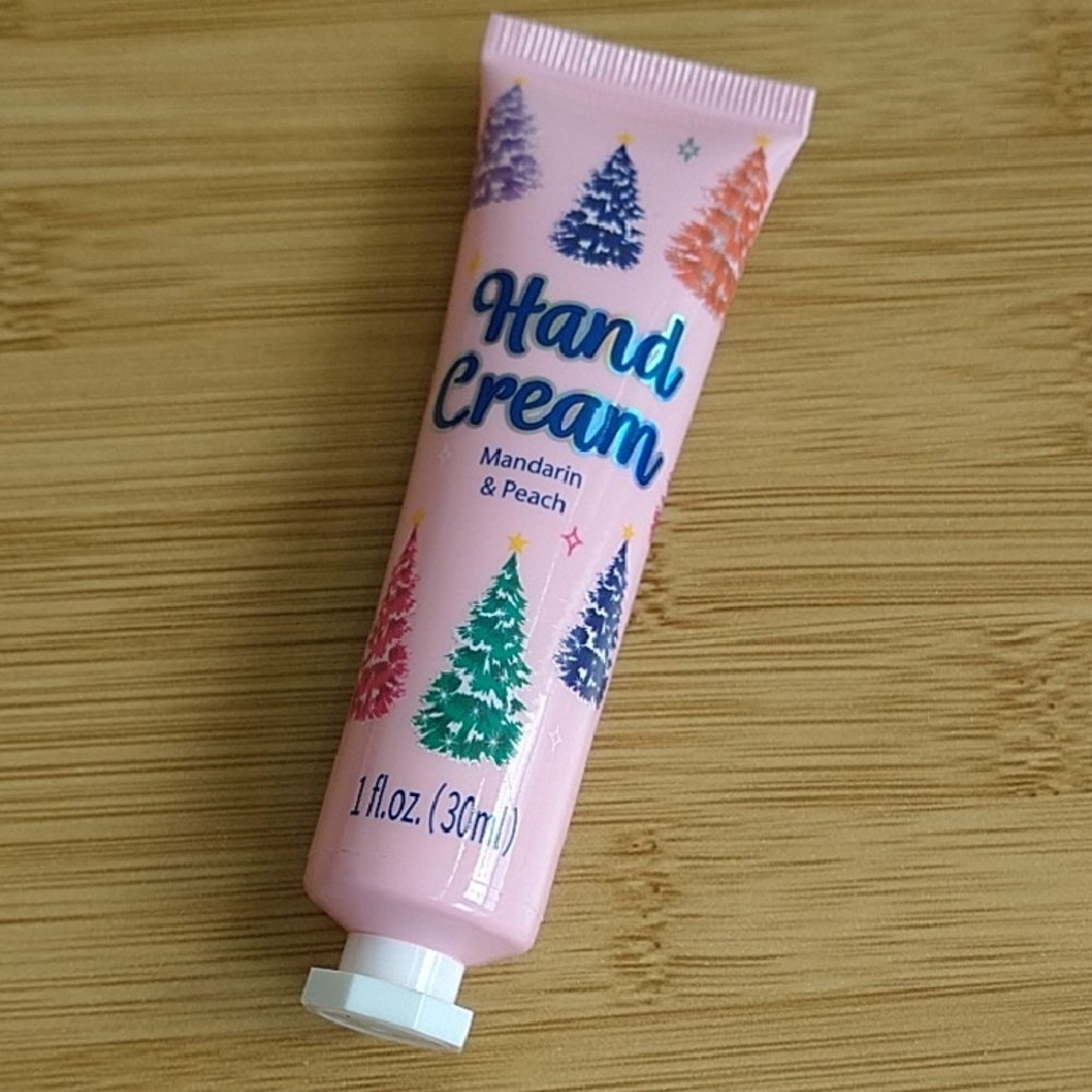 Hand Cream Mandarin & Peach - Hydrating Pink Hand Cream